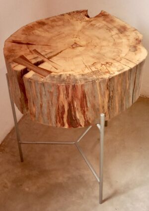 Mesa Tronco Base en Metal